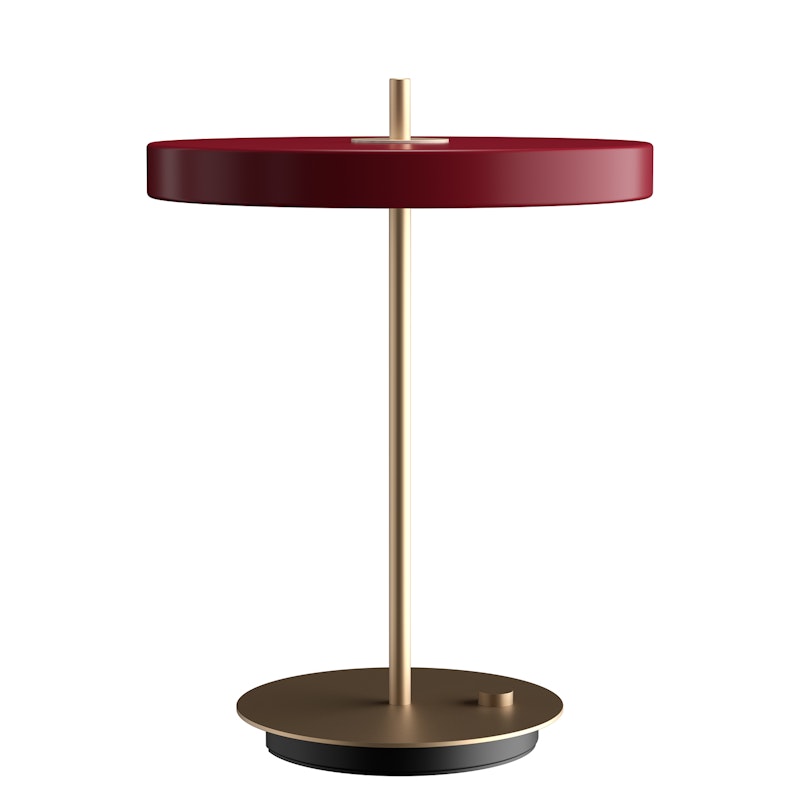 Asteria Bordlampe, Ruby Red