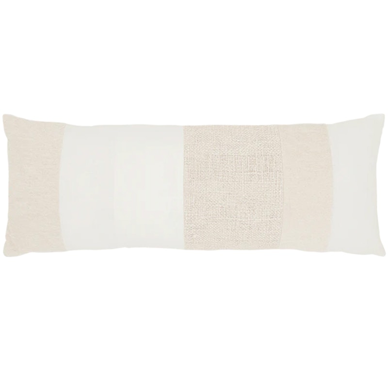 Lucia Pyntepude 30x80 cm, Naturlig/Offwhite