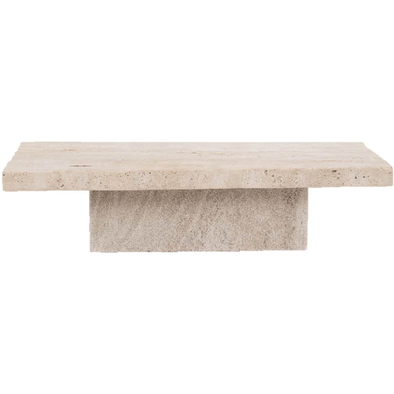 Plateau Travertino Bakke 15x38 cm, Natural