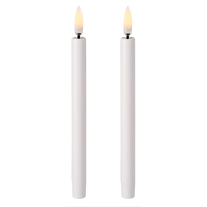 Christmas LED Kertelys 1,3x13 cm Nordic White, 2-pak