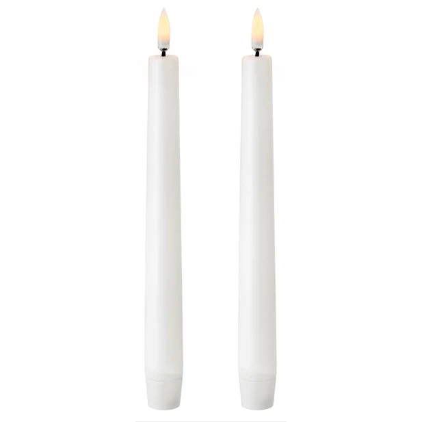 Uyuni Led Kertelys Nordic White 2-pak 2,3x20,5 Cm - LED-lys Abs Hvid - UL-TA-NW02320-2