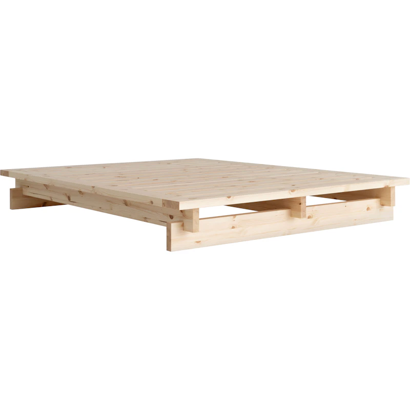 017 Aamu Bed Frame 160x200 cm, Natural