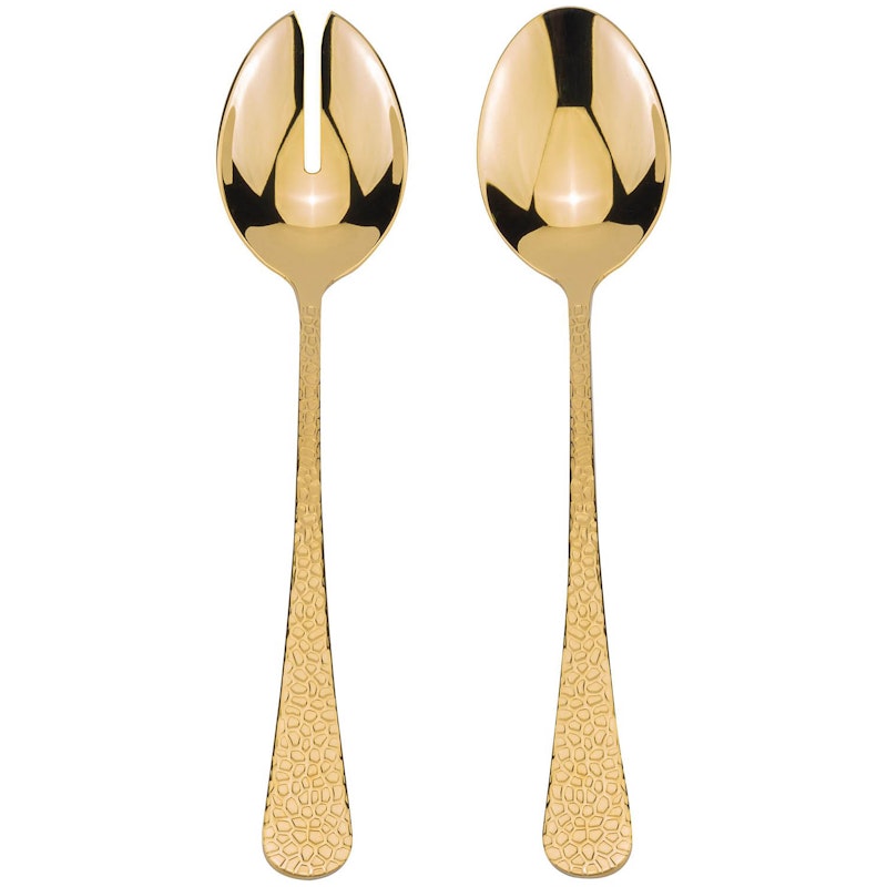 Frost Salatbestik 2 dele, Guld