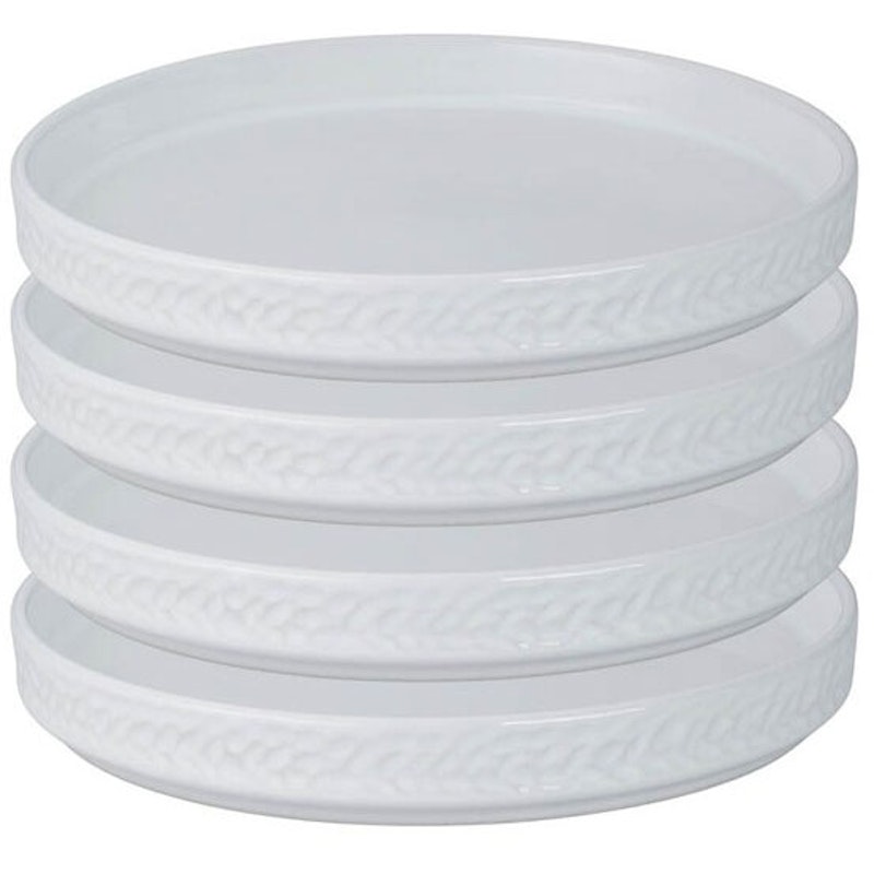 Servisen C Tallerken 17,2 cm 4-pak, Hvid