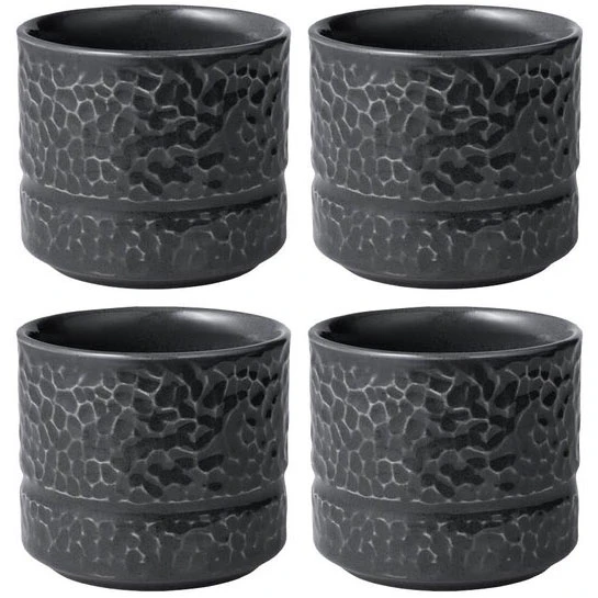 Vargen & Thor Servisen C Tumbler 26 Cl 4-pak gr&aring; - Kaffekopper Stent&oslash;j Antracit - 60233854