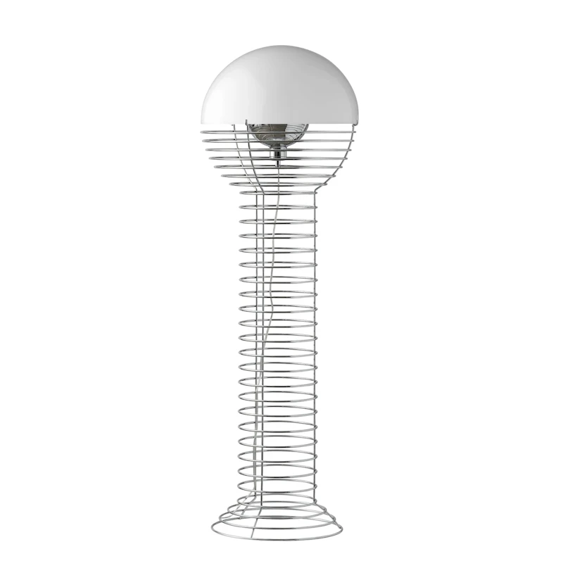 Wire Gulvlampe 120 cm, Hvid