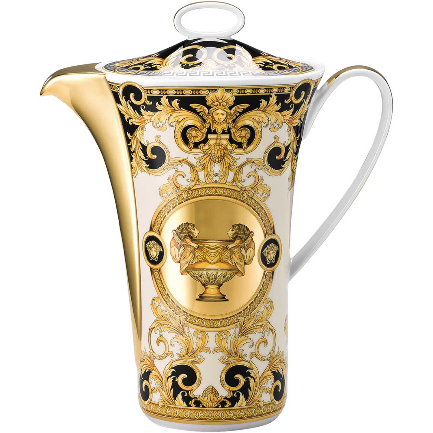Versace Prestige Gala Kaffekande - Kaffekander Porcel&aelig;n Sort - 10490-403637-14030