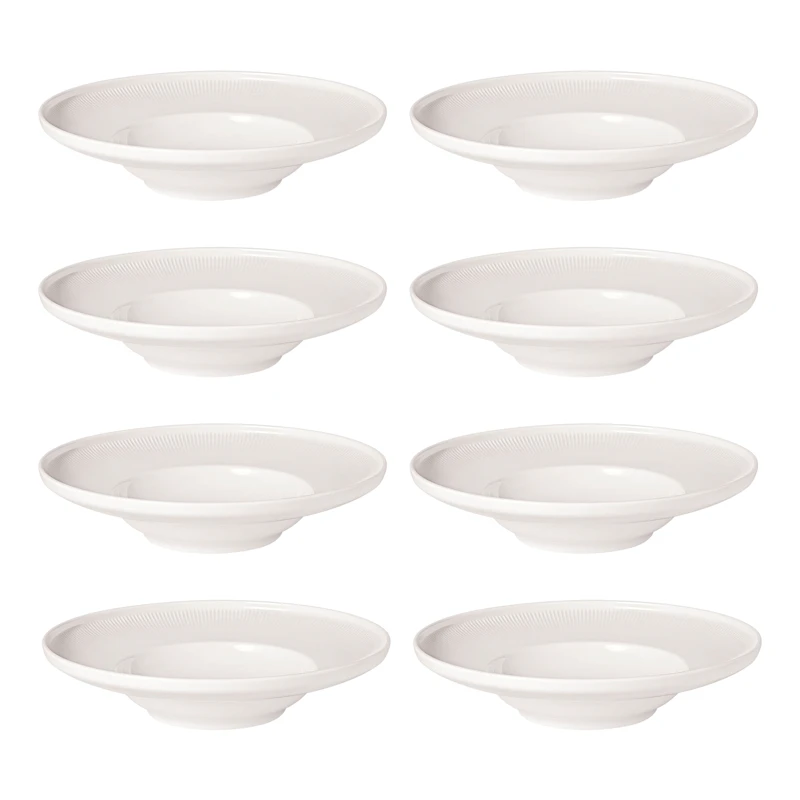 Afina Dyb Tallerken 25 cm 8-pak