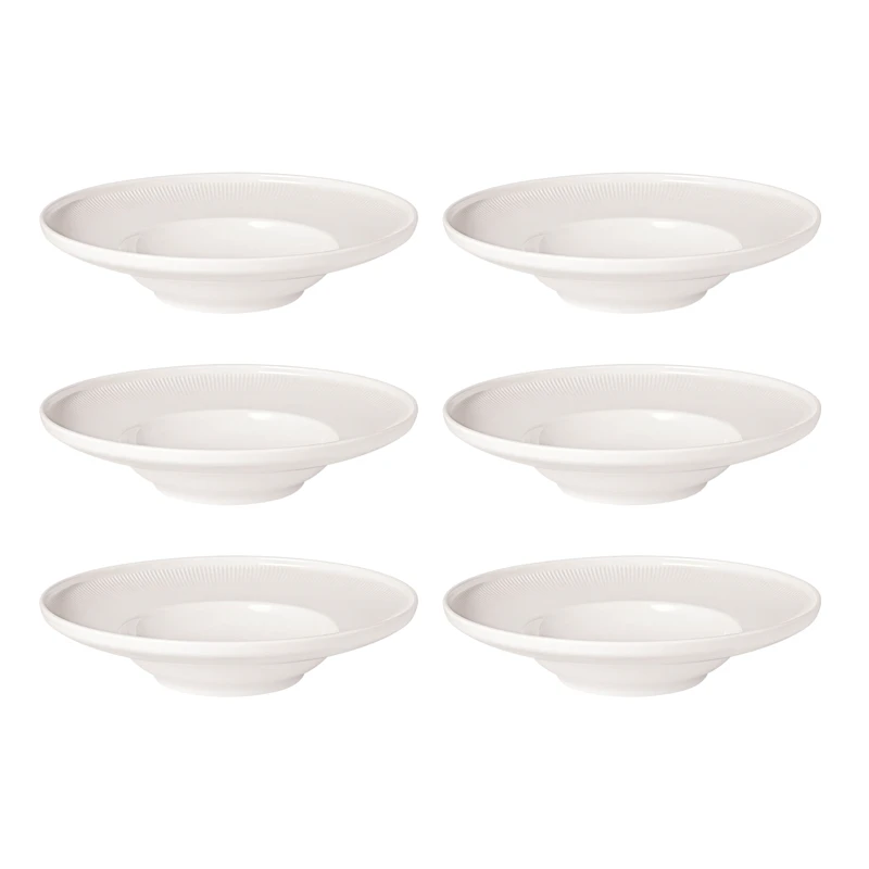 Afina Dyb Tallerken 25 cm 6-pak