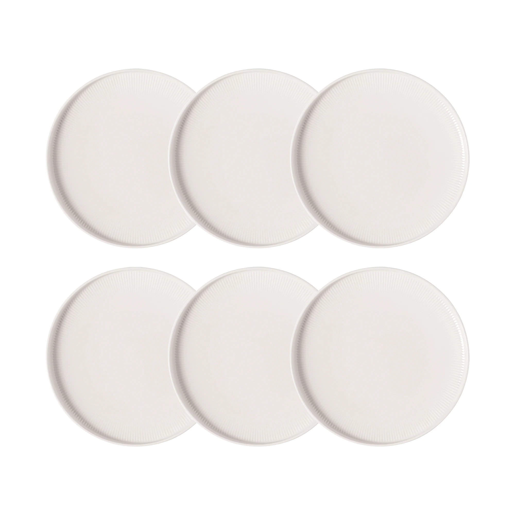 Villeroy & Boch Afina Sidetallerken 17 Cm 6-pak - Asietter Porcel&aelig;n Hvid - 1042932660X6