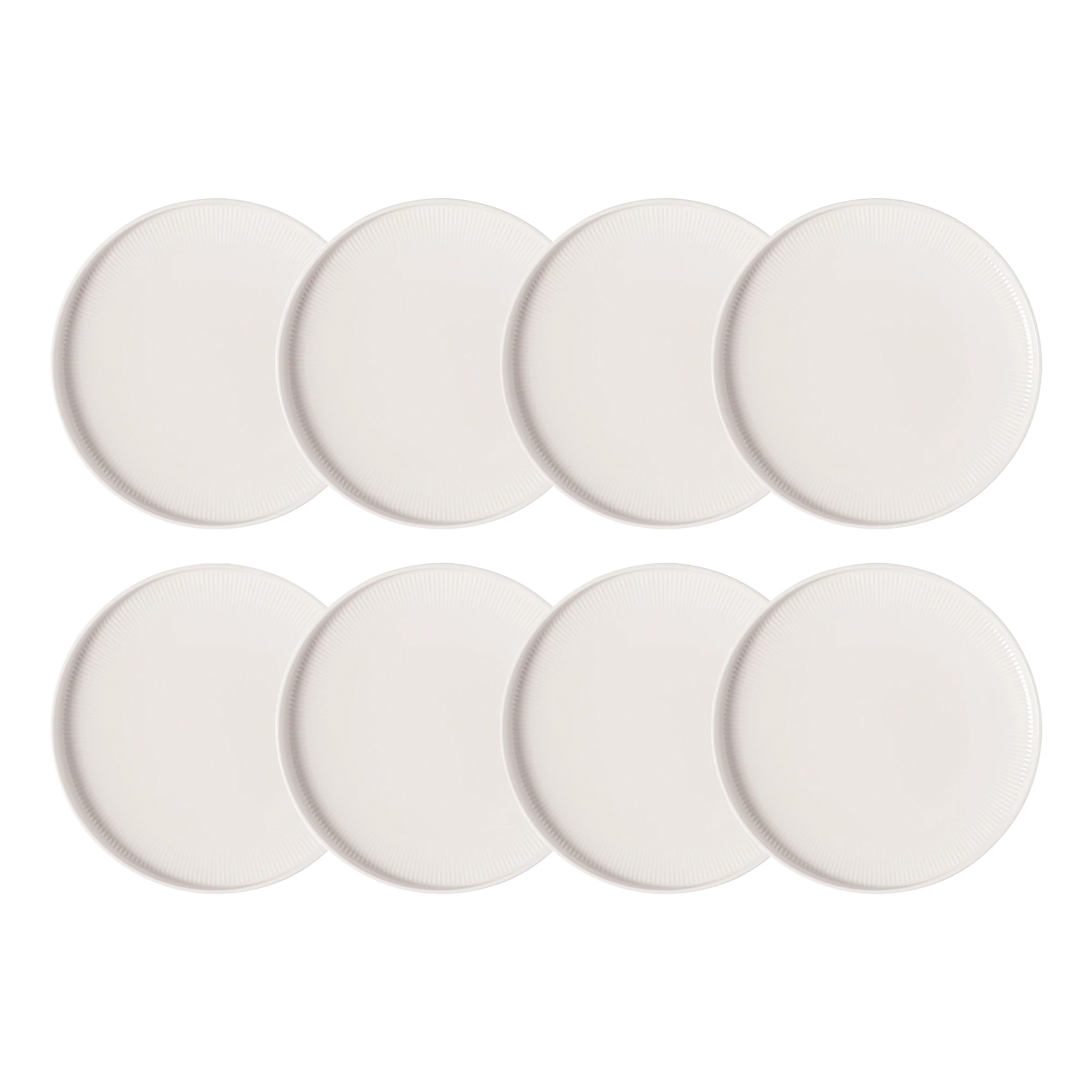 Villeroy & Boch Afina Sidetallerken 17 Cm 8-pak - Asietter Porcel&aelig;n Hvid - 1042932660X8