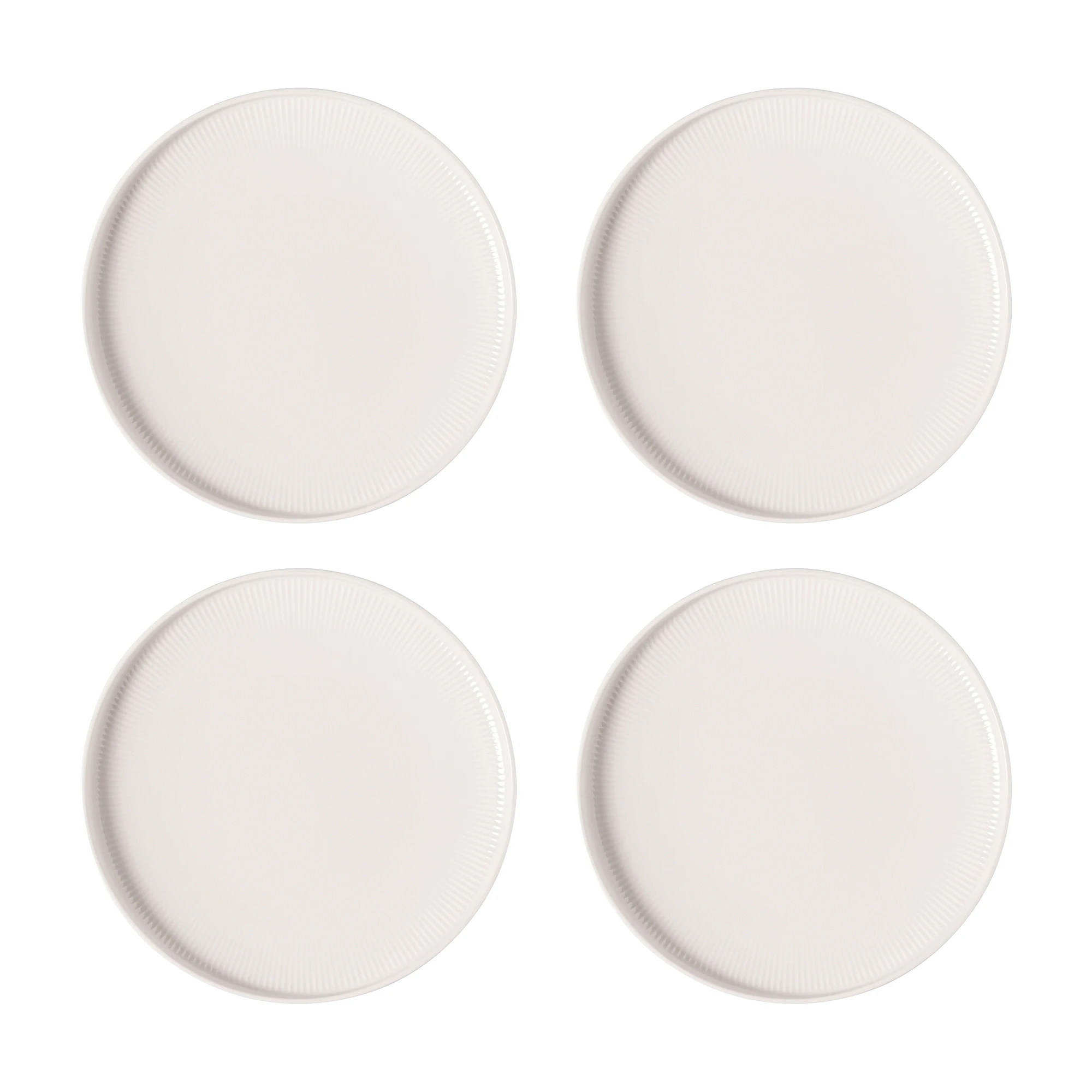 Villeroy & Boch Afina Tallerken 22 Cm 4-pak - Asietter Porcel&aelig;n Hvid - 1042932640X4