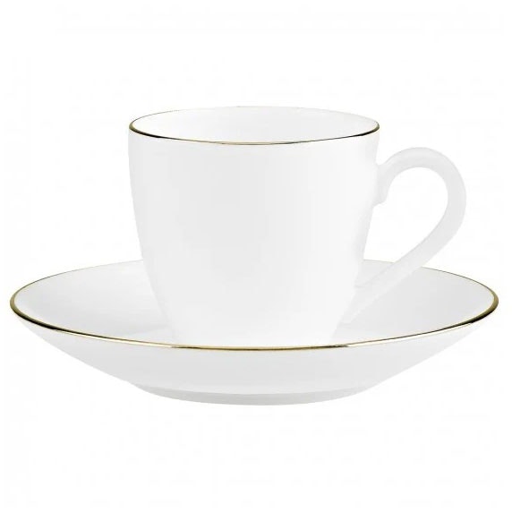 Villeroy & Boch Anmut Espressokop Med Underkop - Espressokopper Benporcel&aelig;n Hvid - 24502-24505