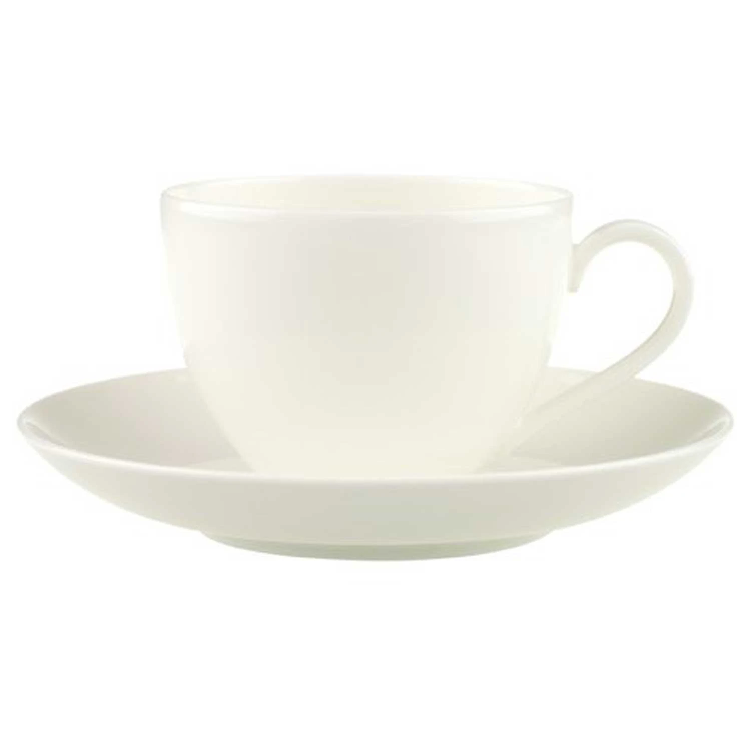 Villeroy & Boch Anmut Kaffekop Med Underkop 15 Cl - Kaffekopper Benporcel&aelig;n Hvid - 24456-24455