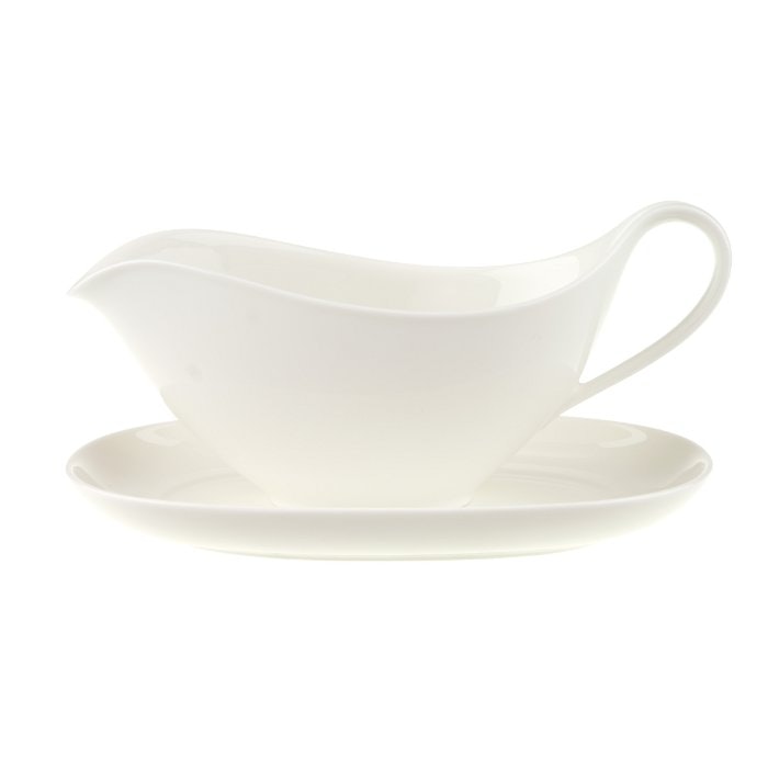 Villeroy & Boch Anmut Sovsesk&aring;l Med Underkop - Sovsekander & Sovsesk&aring;le Benporcel&aelig;n Hvid - 24488 + 24465