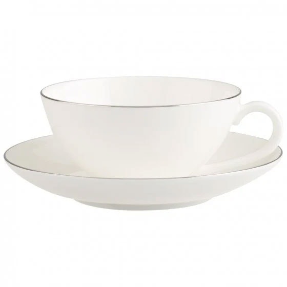 Villeroy & Boch Anmut Tekop Med Underkop - Tekopper Benporcel&aelig;n Hvid - 24500-24498