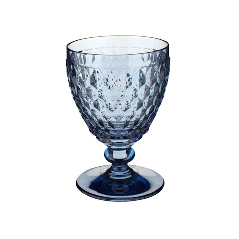 Boston Coloured Hvidvinsglas 12 cl, Blåt