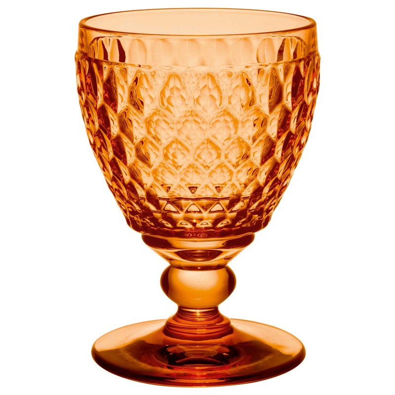 Boston Coloured Hvidvinsglas 12 cl, Abrikos