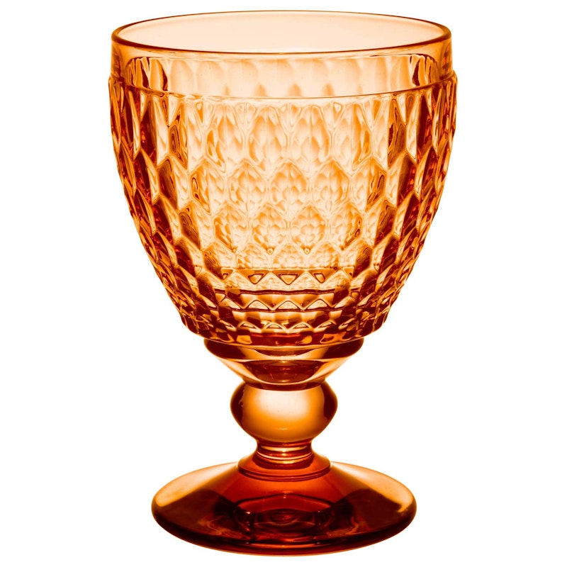Boston Coloured Rødvinsglas 20 cl, Abrikos