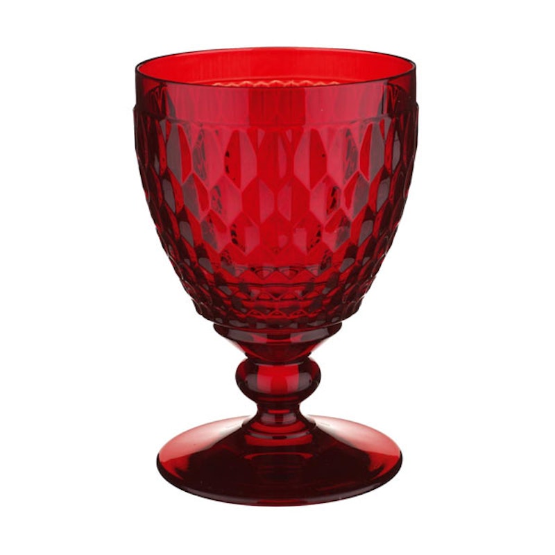 Boston Coloured Vandglas 35 cl, Rødt