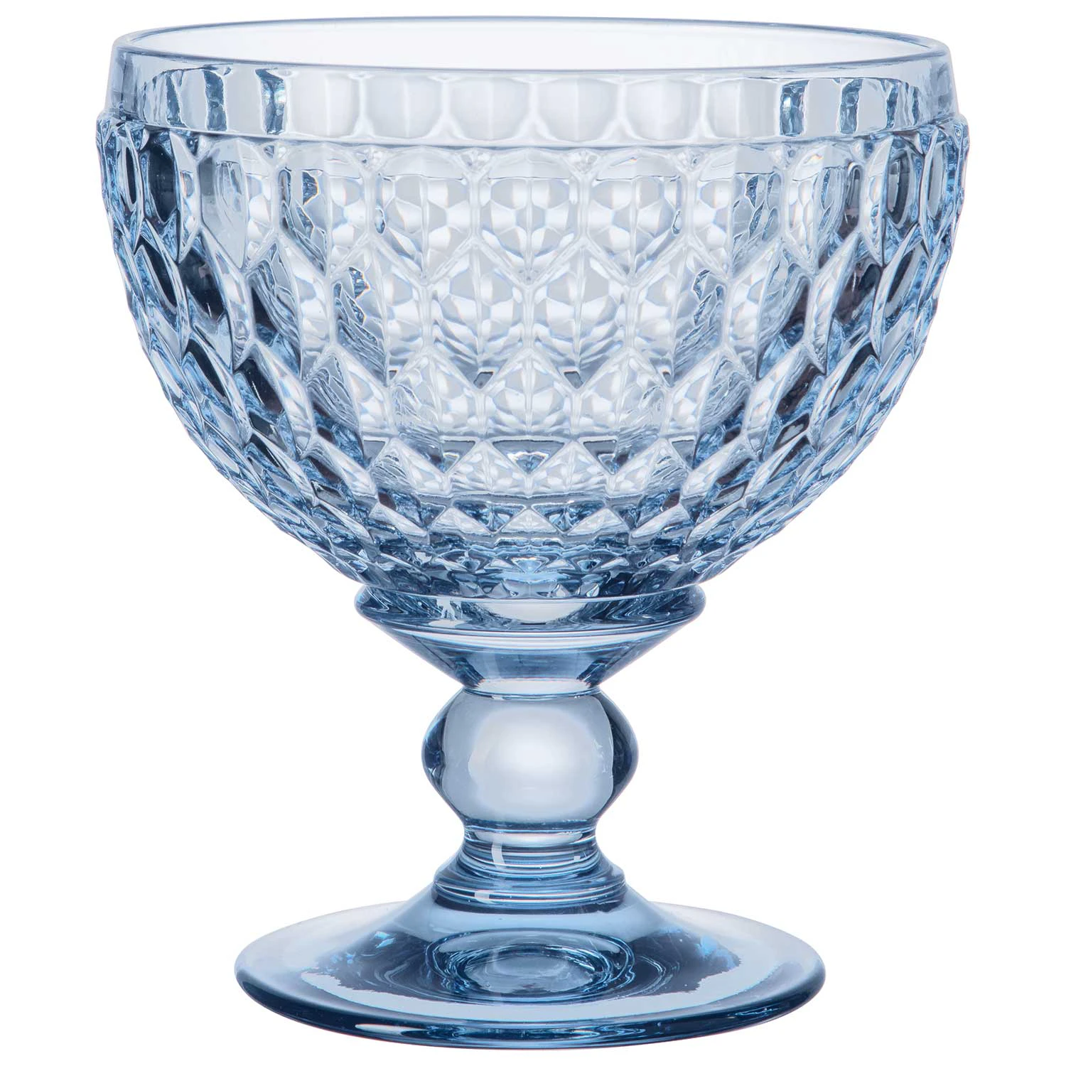 Villeroy & Boch Boston Dessertsk&aring;l Med Fod 25 Cl - Champagneglas Krystalglas Bl&aring; - 11-7309-0081