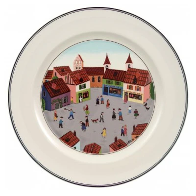 Villeroy & Boch Design Naif Tallrik Village 27 Cm - Middagstallerkner Porcel&aelig;n Hvid - 1023372625