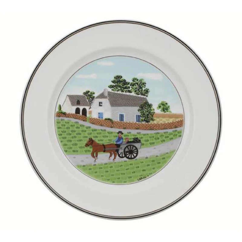Design Naif Tallrik Flat Farmer, 27cm