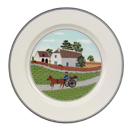 Villeroy & Boch Design Naif Salladstallrik Farmer 21 Cm - Asietter Porcel&aelig;n Hvid - 1023372642