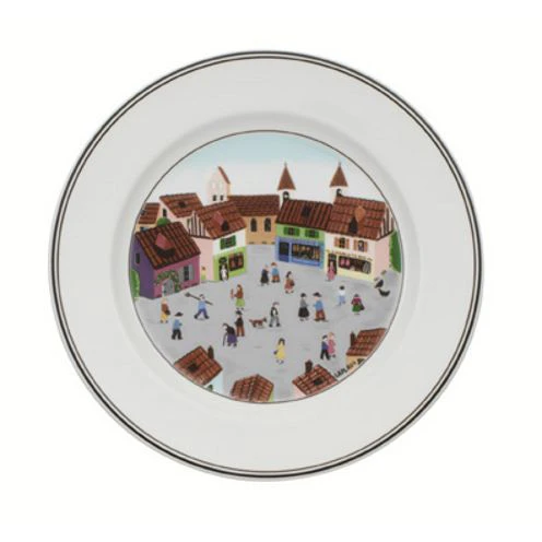 Villeroy & Boch Design Naif Salladstallrik Village 21 Cm - Asietter Porcel&aelig;n Hvid - 1023372645