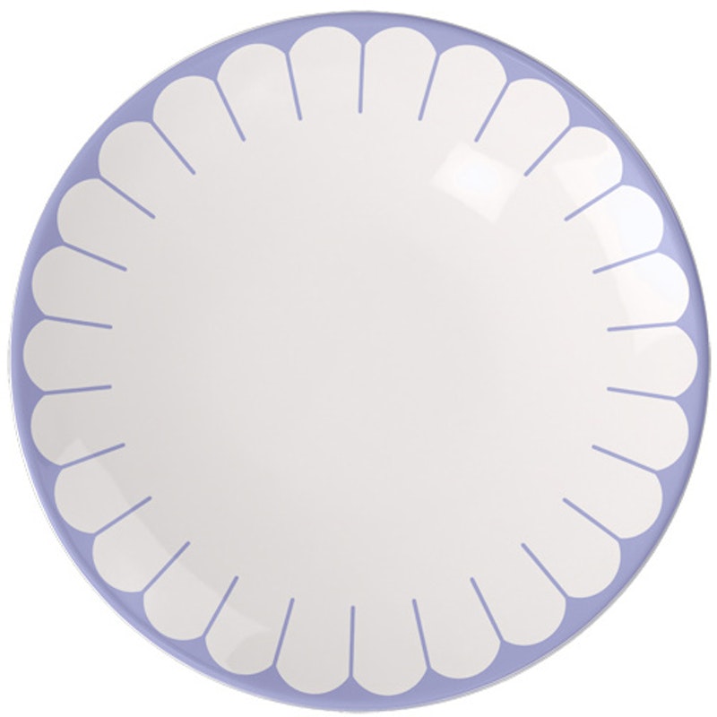 Fleur Sidetallerken 21 cm, Bleu