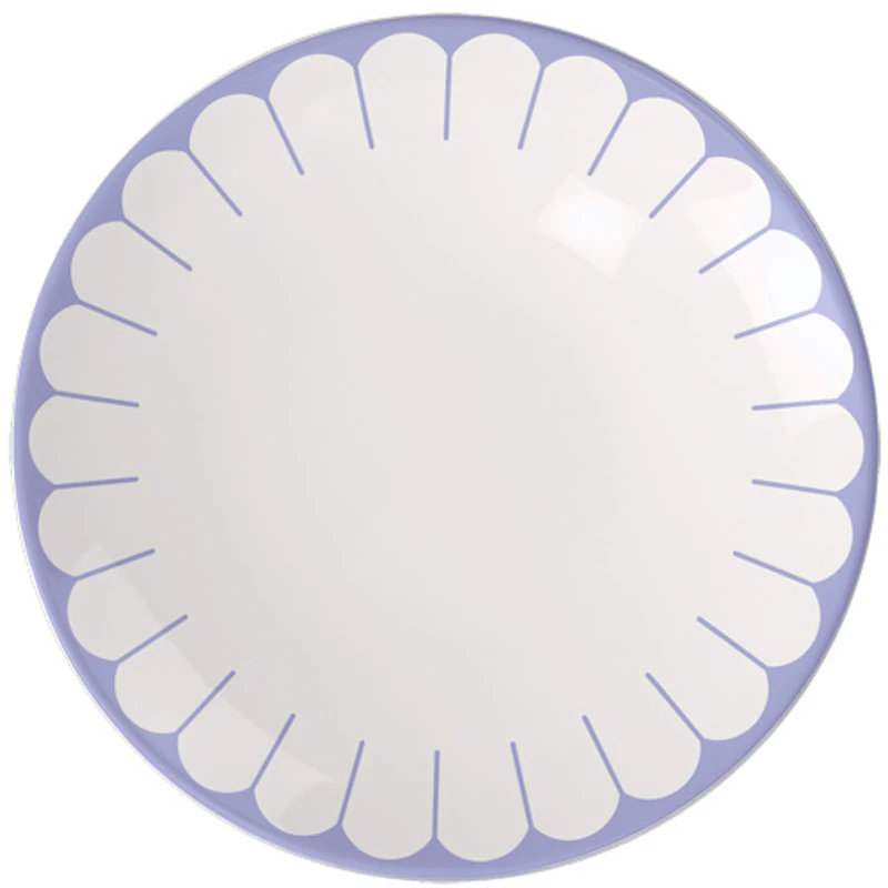 Fleur Sidetallerken 21 cm, Bleu