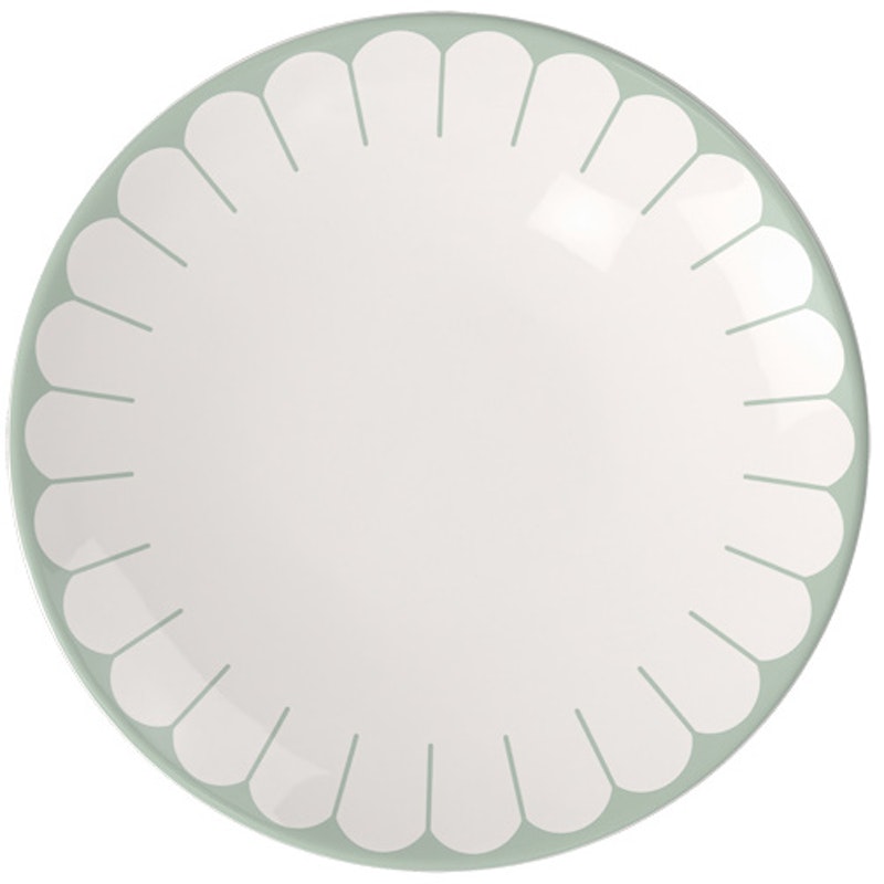 Fleur Sidetallerken 21 cm, Vert