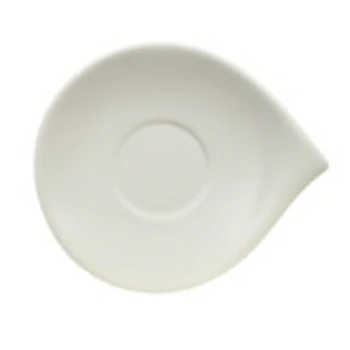 Villeroy & Boch Flow Underkop Espressokop 14x12cm - Kagetallerken & Desserttallerken Porcel&aelig;n Hvid - 1034201430