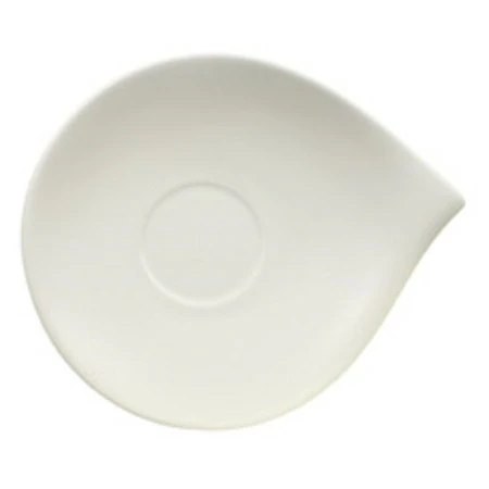 Villeroy & Boch Flow Underkop Morgenkop 21x18cm - Serveringsfad Porcel&aelig;n Hvid - 1034201250