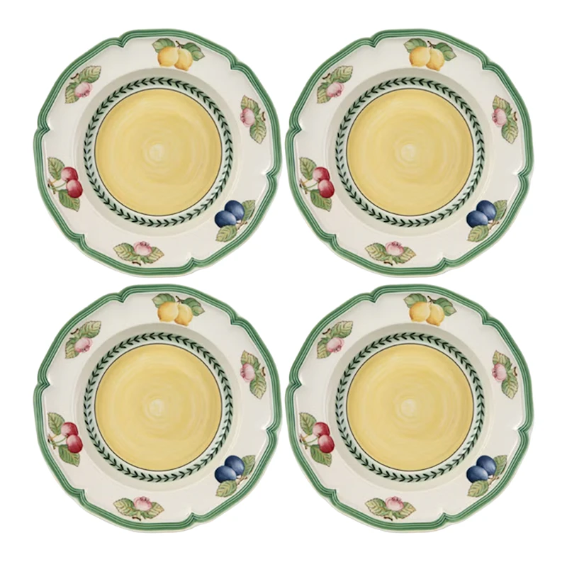 French Garden Fleurence Dyb Tallerken 23 cm 4-pak