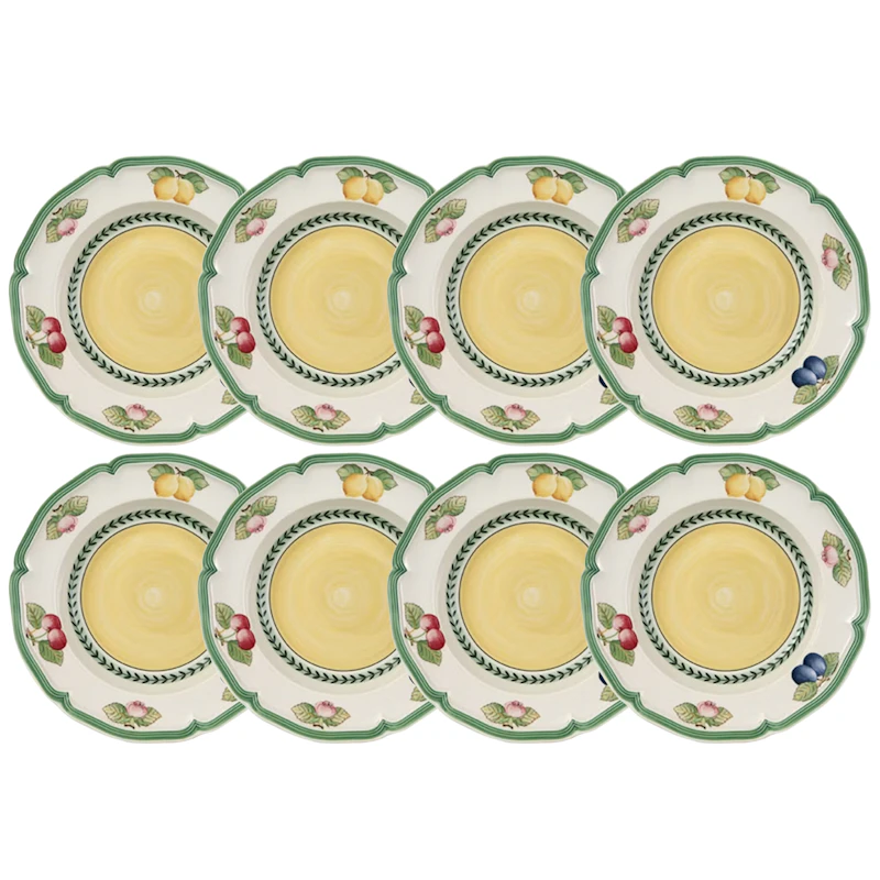 French Garden Fleurence Dyb Tallerken 23 cm 8-pak