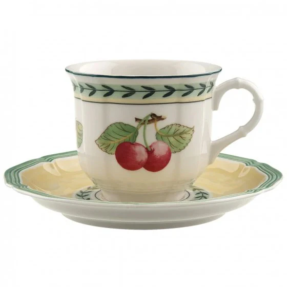 Villeroy & Boch French Garden Fleurence Kaffekop Med Underkop - Kaffekopper Porcel&aelig;n Multi - 23302-388359