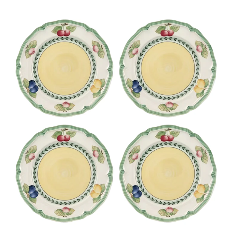 French Garden Fleurence Sidetallerken 21 cm 4-pak