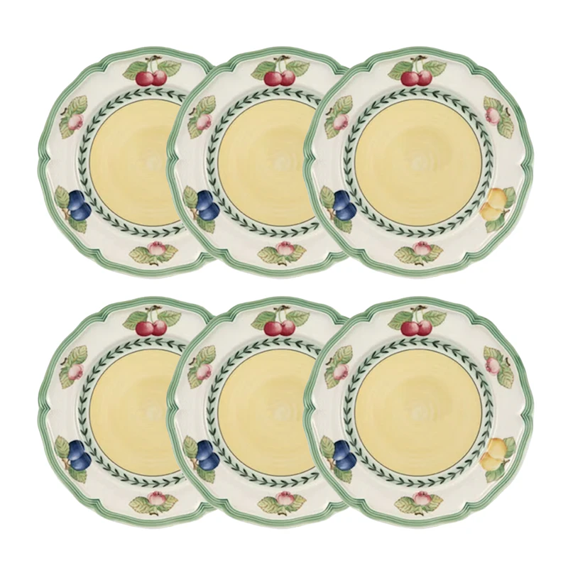 French Garden Fleurence Sidetallerken 21 cm 6-pak