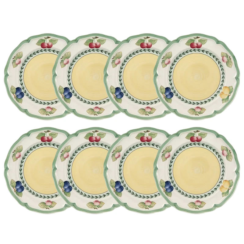 French Garden Fleurence Sidetallerken 21 cm 8-pak