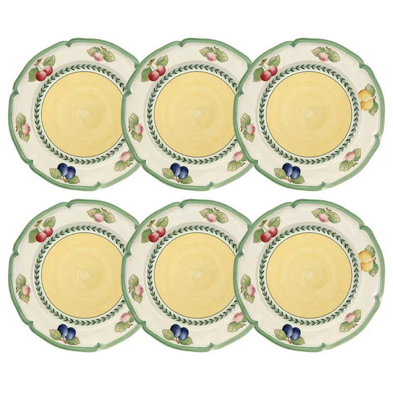 French Garden Fleurence Tallerken 26 cm 6-pak