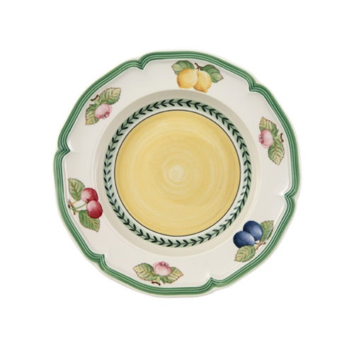 Villeroy & Boch French Garden Fleurence Tallerken Dyb 23cm - Dybe tallerkner Porcel&aelig;n Gr&oslash;n - 1022812700
