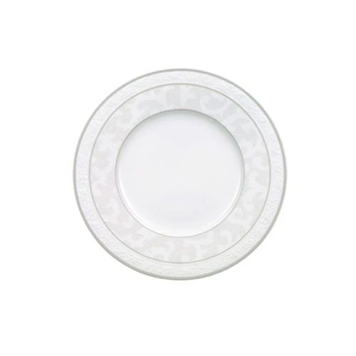 Villeroy & Boch Gray Pearl Br&oslash;d- & Sm&oslash;rtallerken 18cm - Asietter Porcel&aelig;n Hvid - 1043922660