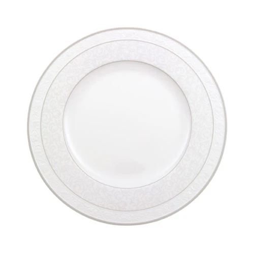 Villeroy & Boch Gray Pearl Tallerken Flad 27cm - Middagstallerkner Porcel&aelig;n Hvid - 1043922630