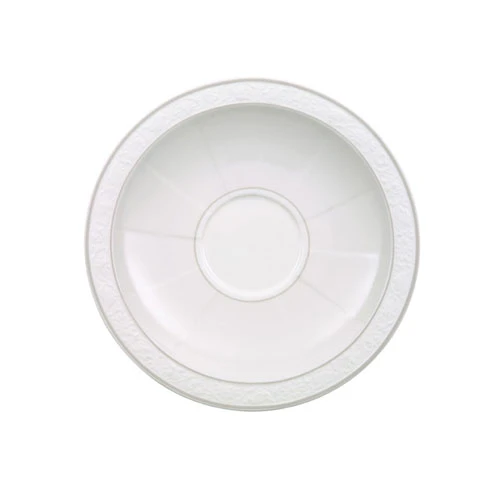 Villeroy & Boch Gray Pearl Underkop Morgenkop 18cm - Kagetallerken & Desserttallerken Porcel&aelig;n Hvid - 1043921250