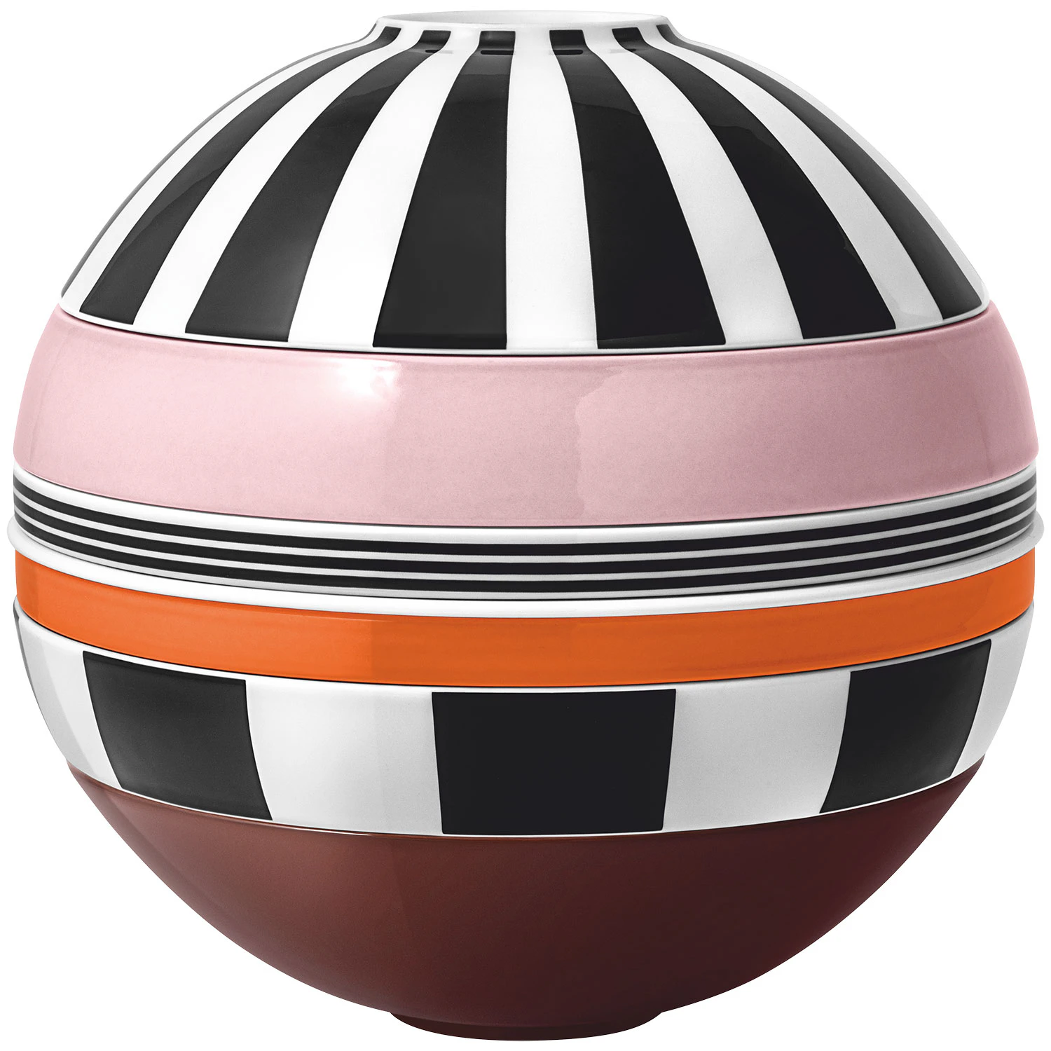 Villeroy & Boch Iconic La Boule Serveringss&aelig;t 7 Dele - Service & Starts&aelig;t Porcel&aelig;n Memphis - 10-1665-9096