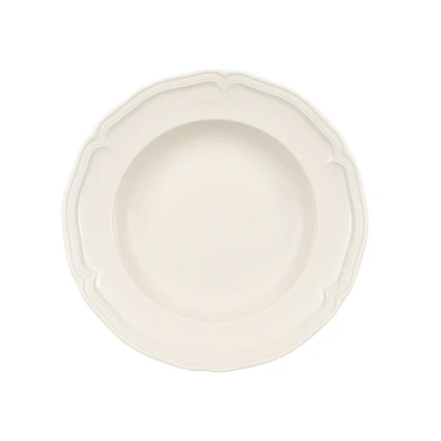 Villeroy & Boch Manoir Dyb Tallerken 23cm - Dybe tallerkner Porcel&aelig;n Hvid - 1023962700