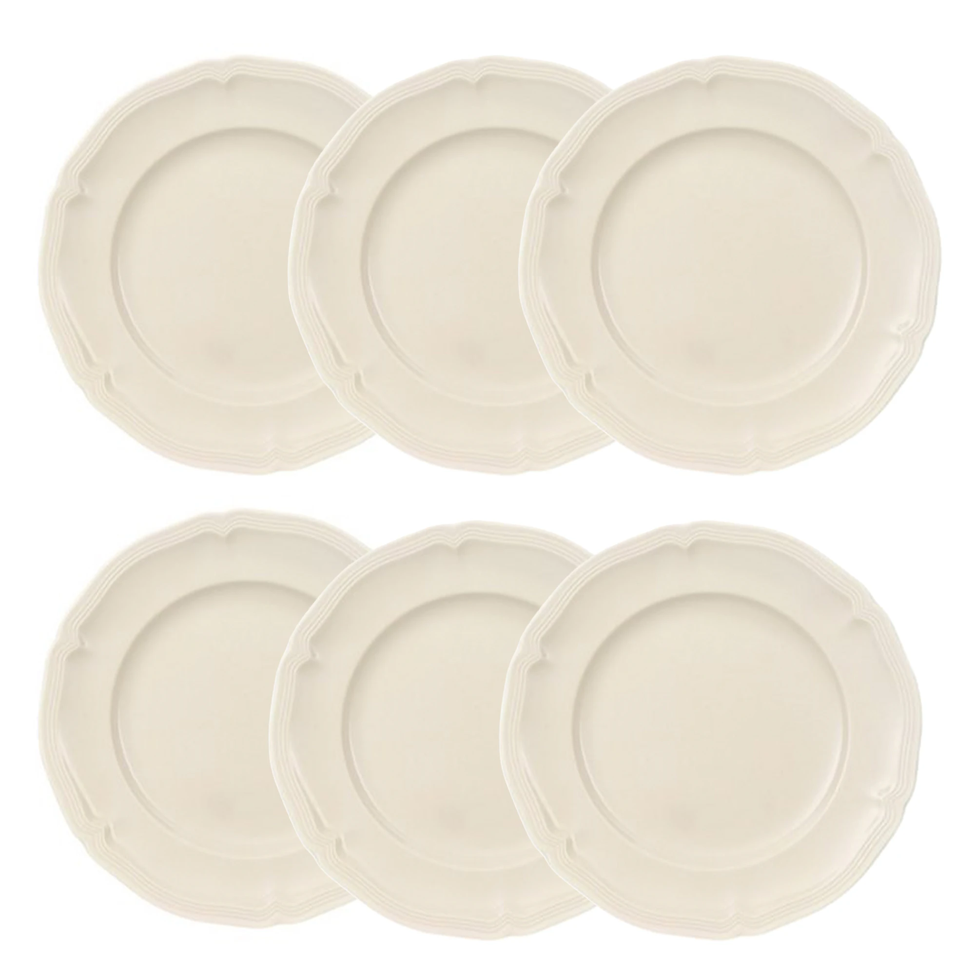 Villeroy & Boch Manoir Sidetallerken 17 Cm 6-pak - Asietter Porcel&aelig;n Hvid - 1023962660X6