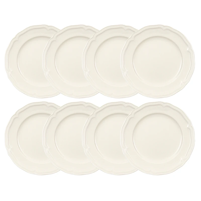 Manoir Sidetallerken 21 cm 8-pak