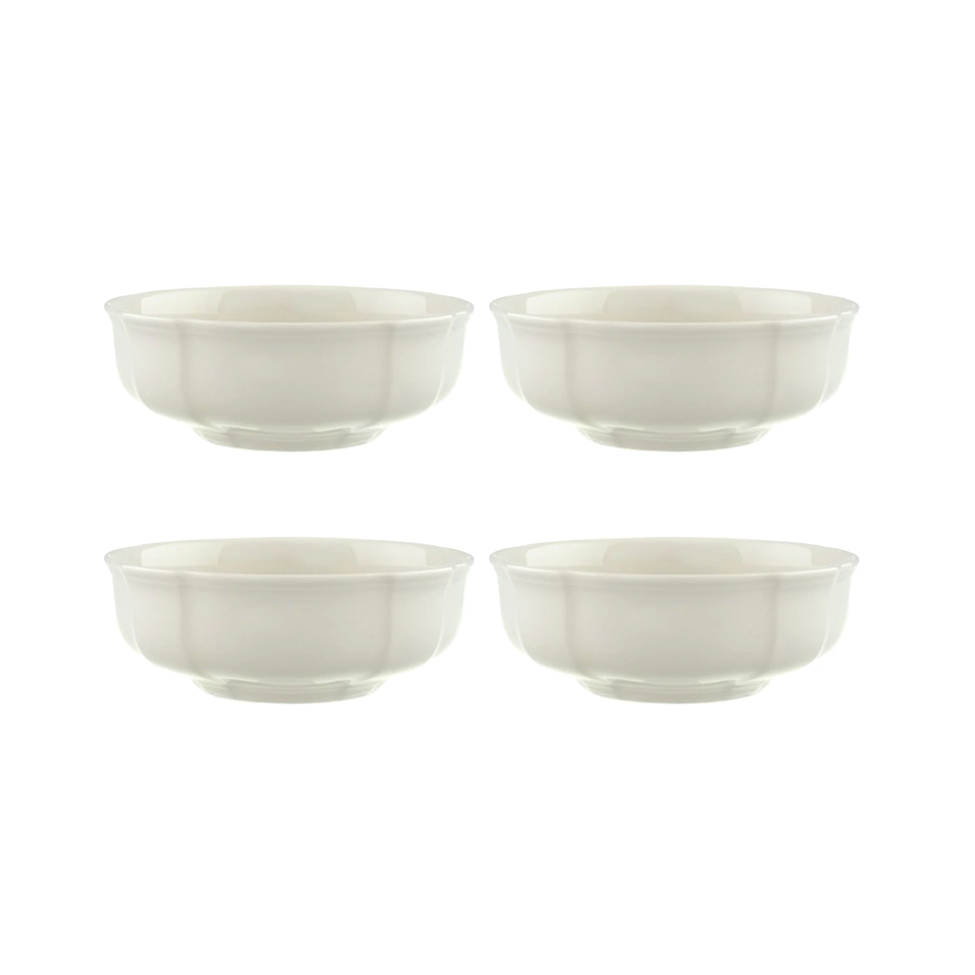 Villeroy & Boch Manoir Sk&aring;l 15 Cm 4-pak - Serveringssk&aring;le Porcel&aelig;n Hvid - 1023963900X4